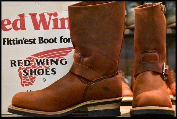 8D DEAD PT91プリント 90周年 1STモデル 95年 レッドウィング 8272 エンジニア オイルド ヌバック ブーツ redwing HOPESMORE FD265