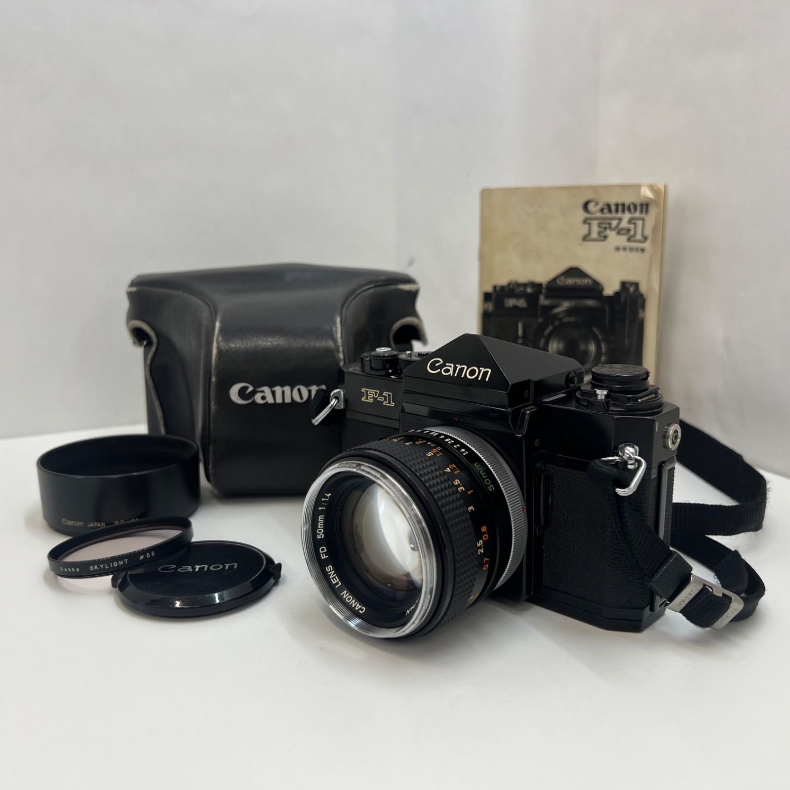 5-000011 Canon F-1 CANON LENS FD 50mm F1.4 キャノン レンズセット