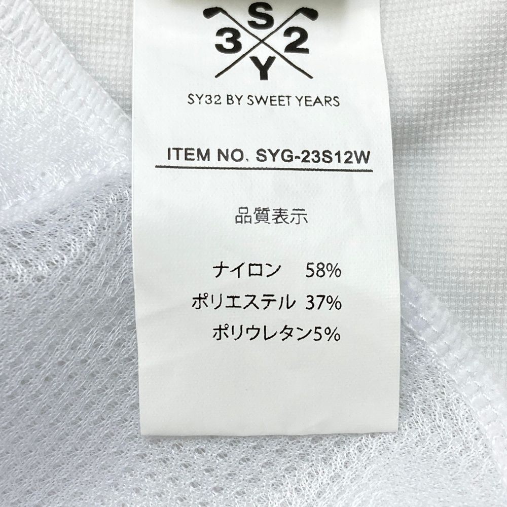 サイズ：L SY32 BY SWEET YEARS GOLF エスワイサーティトゥ 2023年