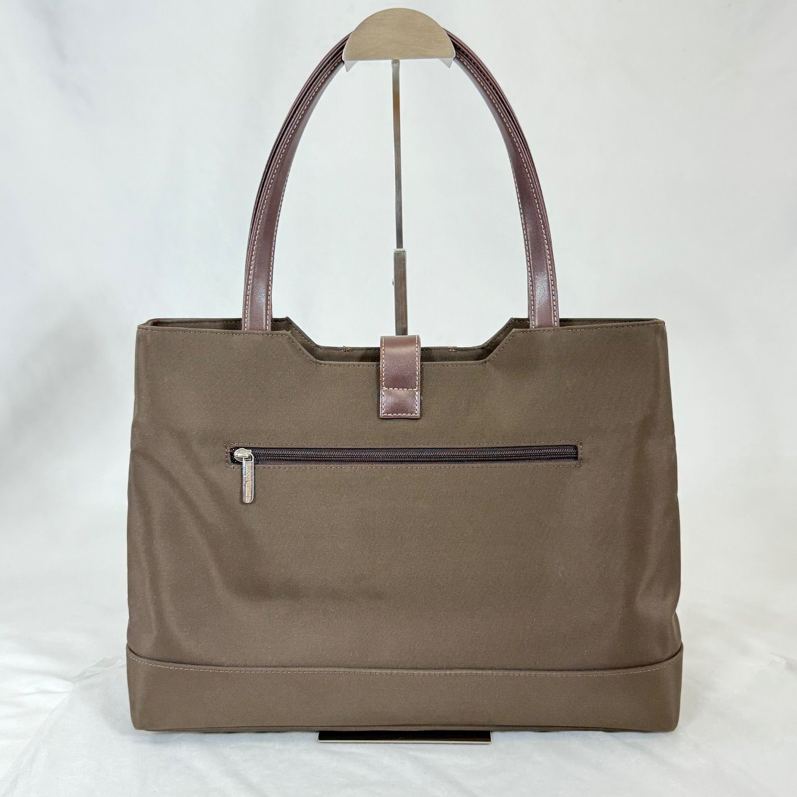 美品】Rudolph Valentino ルドルフ ヴァレンチノ ナイロン レザー