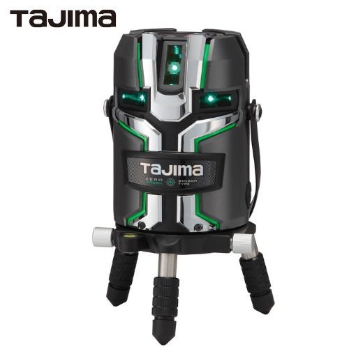 タジマ KJC レーザー墨出し器 DIY用具 ZERO GREEN センサーKJC