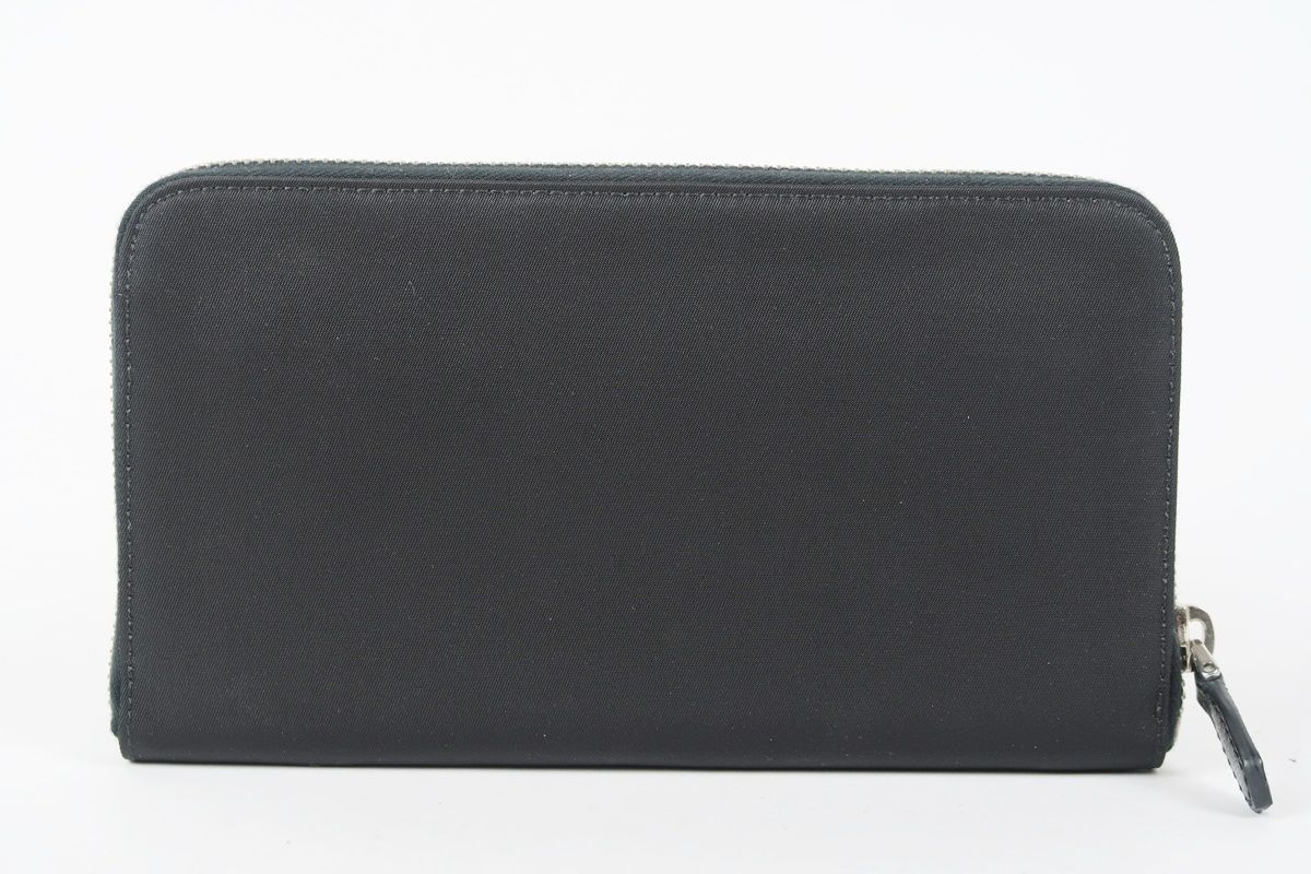 超 PRADA プラダ ナイロン 長財布 ジッピーウォレット ブラック ブランドウォレット 小物 SN31