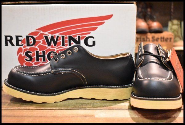 7.5D DEAD 犬タグ 98年 レッドウィング 8106 オックスフォード 黒 ブラッククローム モックトゥ 短靴 ブーツ redwing HOPESMORE FD412