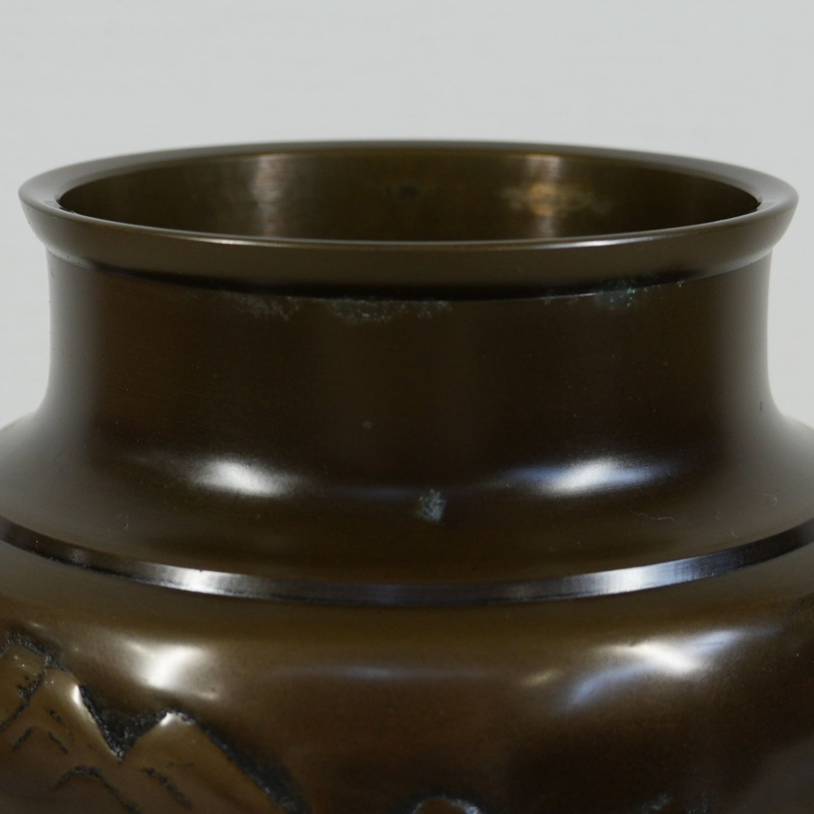 IM] 花器 唐金製 薄端 尺0 山水 現状品 茶道 華道 生け花 - メルカリ