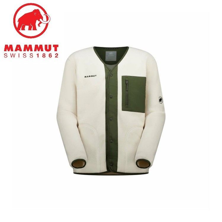 25秋冬 マムート MAMMUT メンズ レディース ユニセックス ムーンストーン ハイブリッド カーディガン アジアンフィット 1014-06480 フリース 防寒 ポーラテック