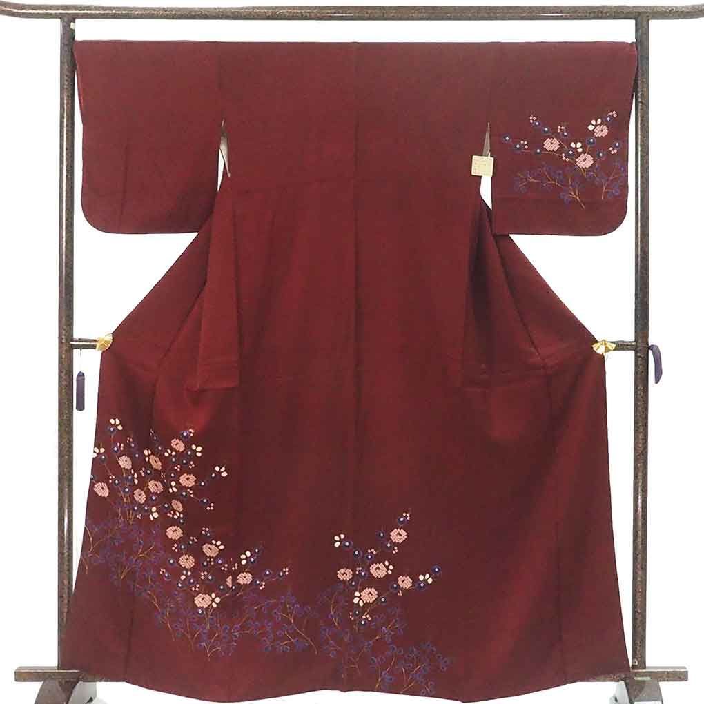 平和屋着物○訪問着 お召地 童子 暈し染め 正絹 逸品 AABC9961ck 平和