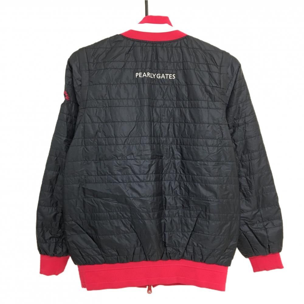 超 パーリーゲイツ 中綿リバーシブルジャケット ネイビー 片面ピンク 袖着脱可 4 WAY レディース 0 S ゴルフウェア PEARLY GATES
