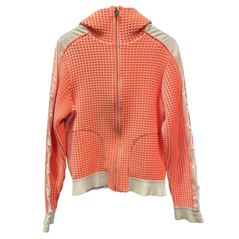 シャネル CHANEL エンボスロゴジャケット P55854 オレンジ ポリエステル レディース その他アウター