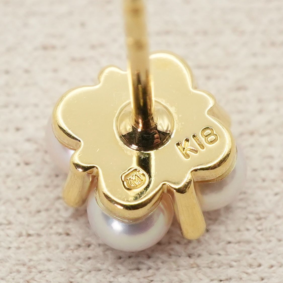 美品 ミキモト K18 ベビーパール 4P スタッドピアス/24-3877S - メルカリ