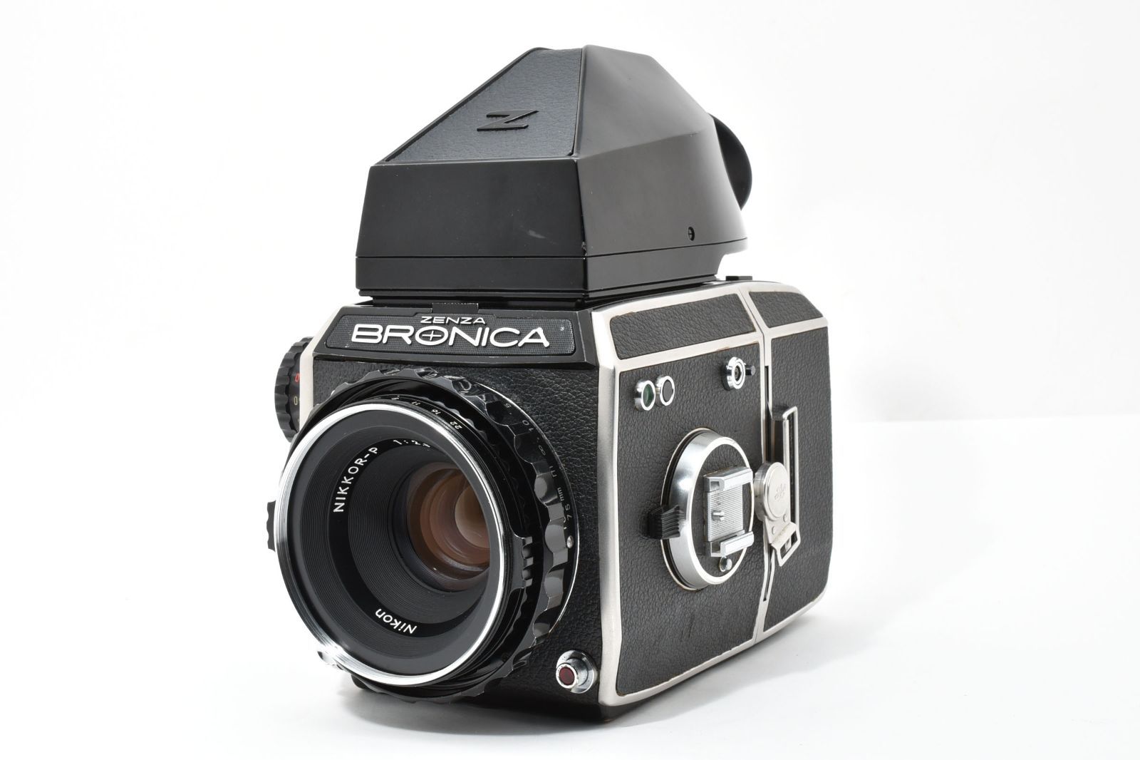 ゼンザブロニカ ZENZA BRONICA EC NIKKOR-P 75mm f 2.8 View Finder Type C 中判フィルムカメラ 2655804A