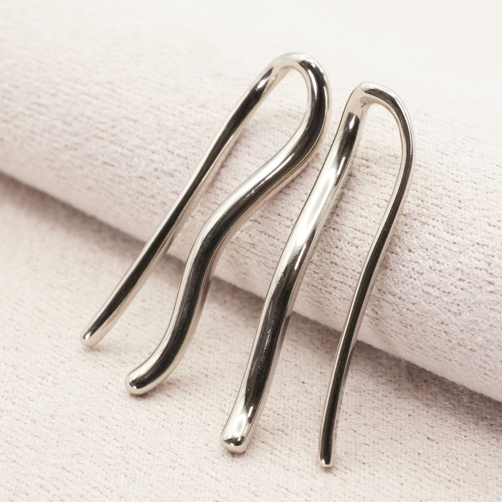  エテ ウェーブ イヤー クリップ シルバー イヤーカフ ete 25-1970 S イヤーカフ イヤーフック アクセサリー