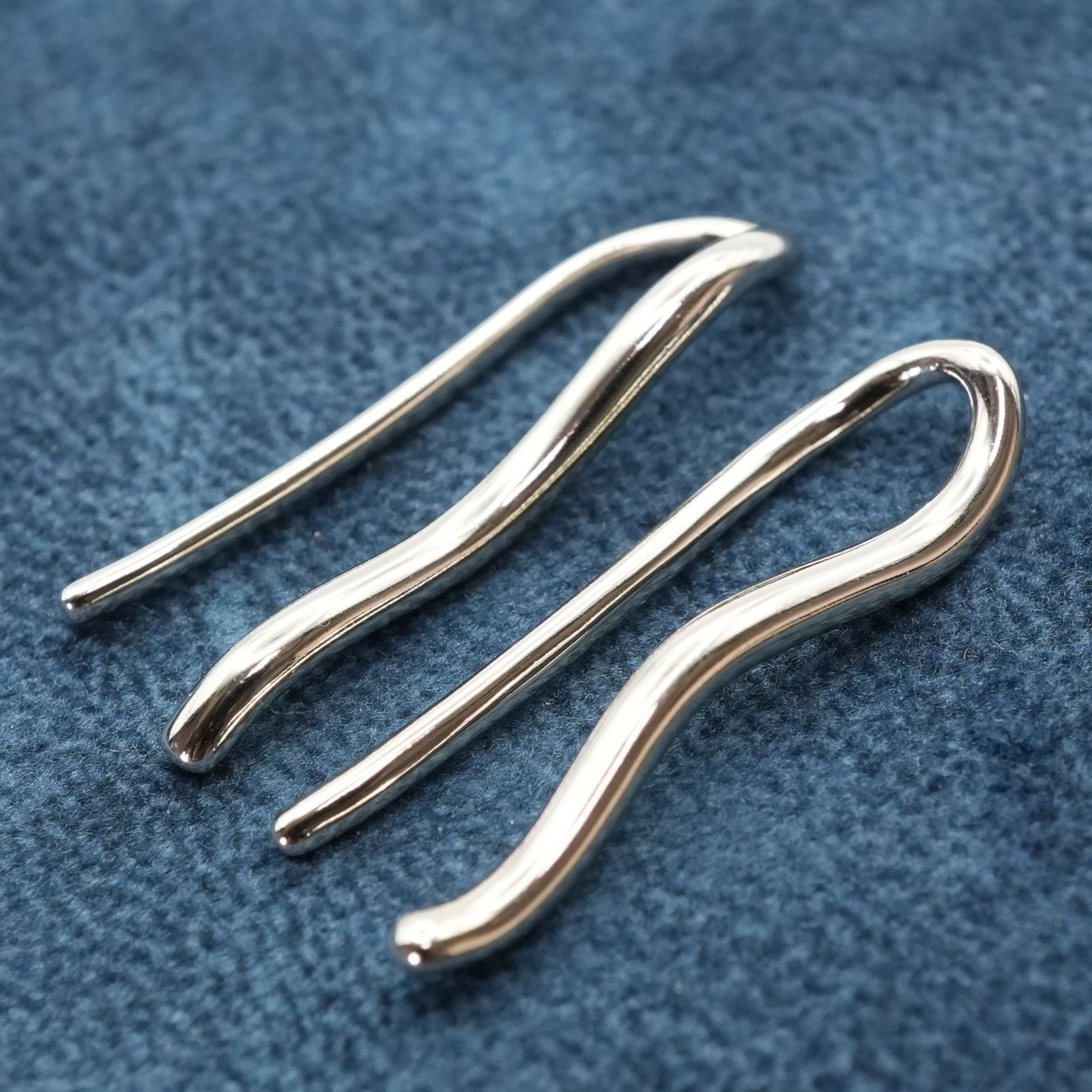 エテ ウェーブ イヤー クリップ シルバー イヤーカフ ete 25-1970S