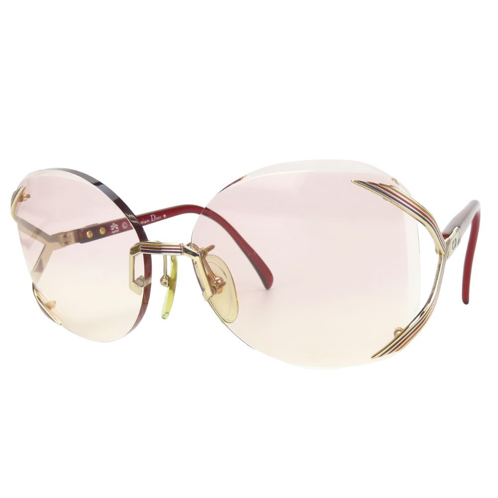 クリスチャンディオール サングラス プラスチック レッド系 2289 48 61 16 小物 レディース 女性 Christian Dior