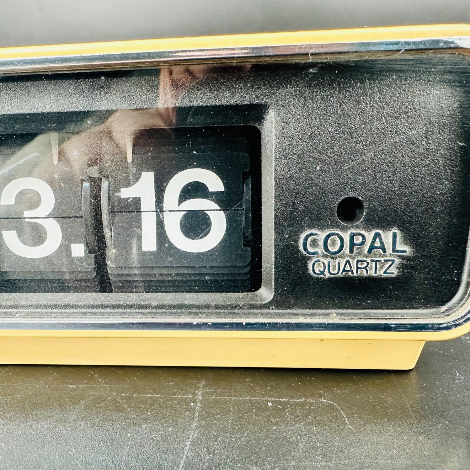 COPAL QUARTZ QP-214 パタパタ時計 置時計 目覚まし時計 アラーム