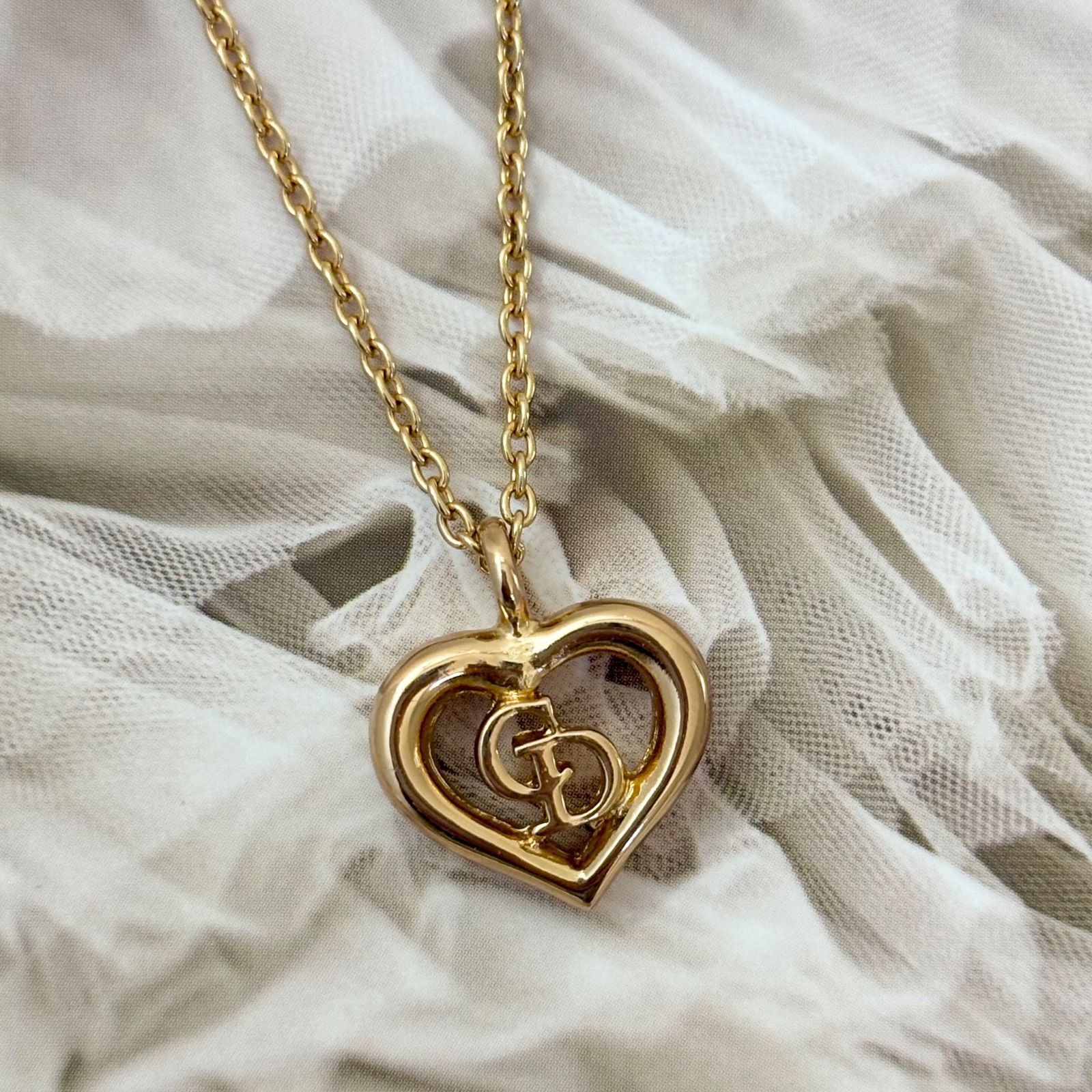 極美品】クリスチャン ディオール ネックレス 首飾り アクセサリー CD