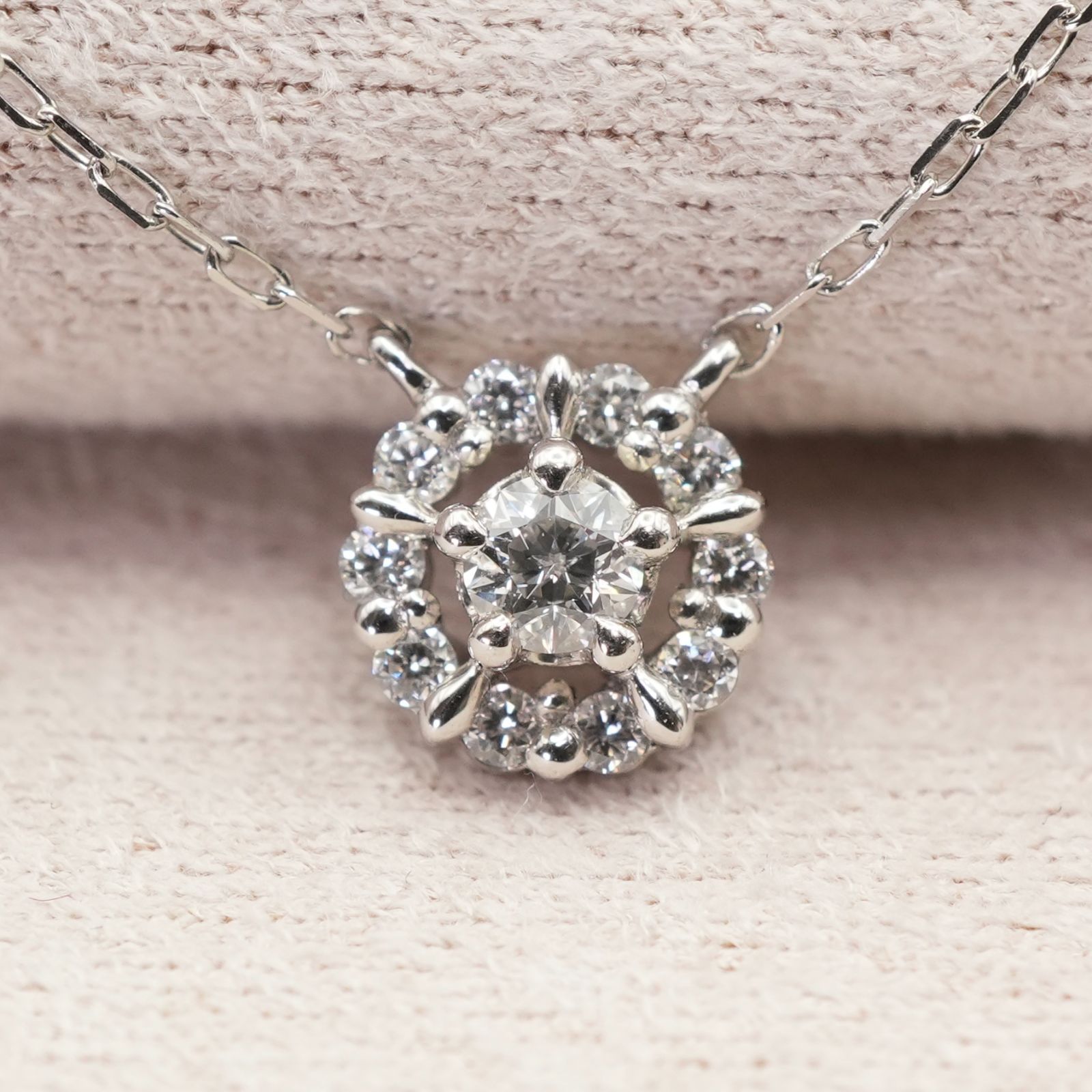 ウィッシュアポンアスター リバーシブル ネックレス プラチナ 24-1485