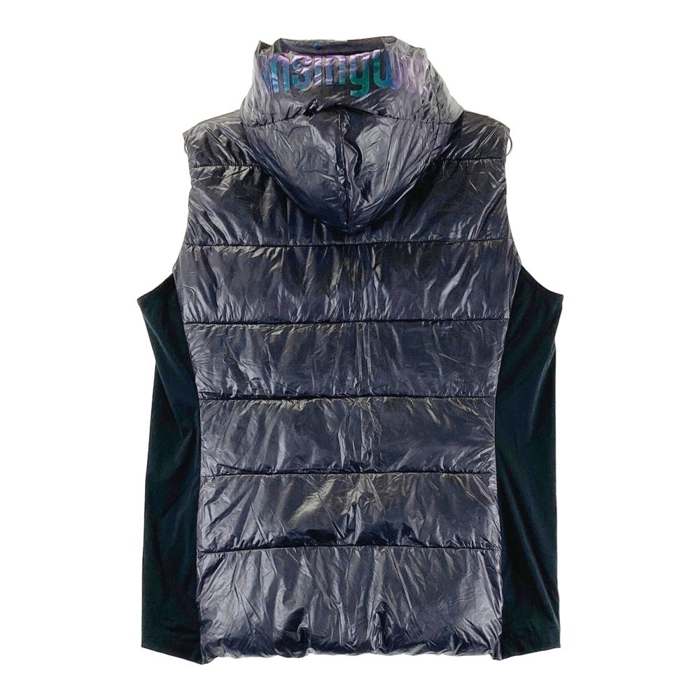 サイズ LL MUNSING WEAR マンシングウェア 2 WAY 中綿ベスト ブラック系 ゴルフウェア レディース ストスト