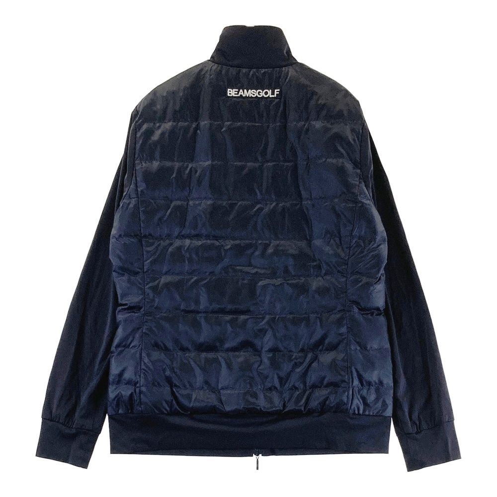 サイズ L BEAMS GOLF ビームスゴルフ ダウンジャケット ネイビー系 ゴルフウェア レディース ストスト