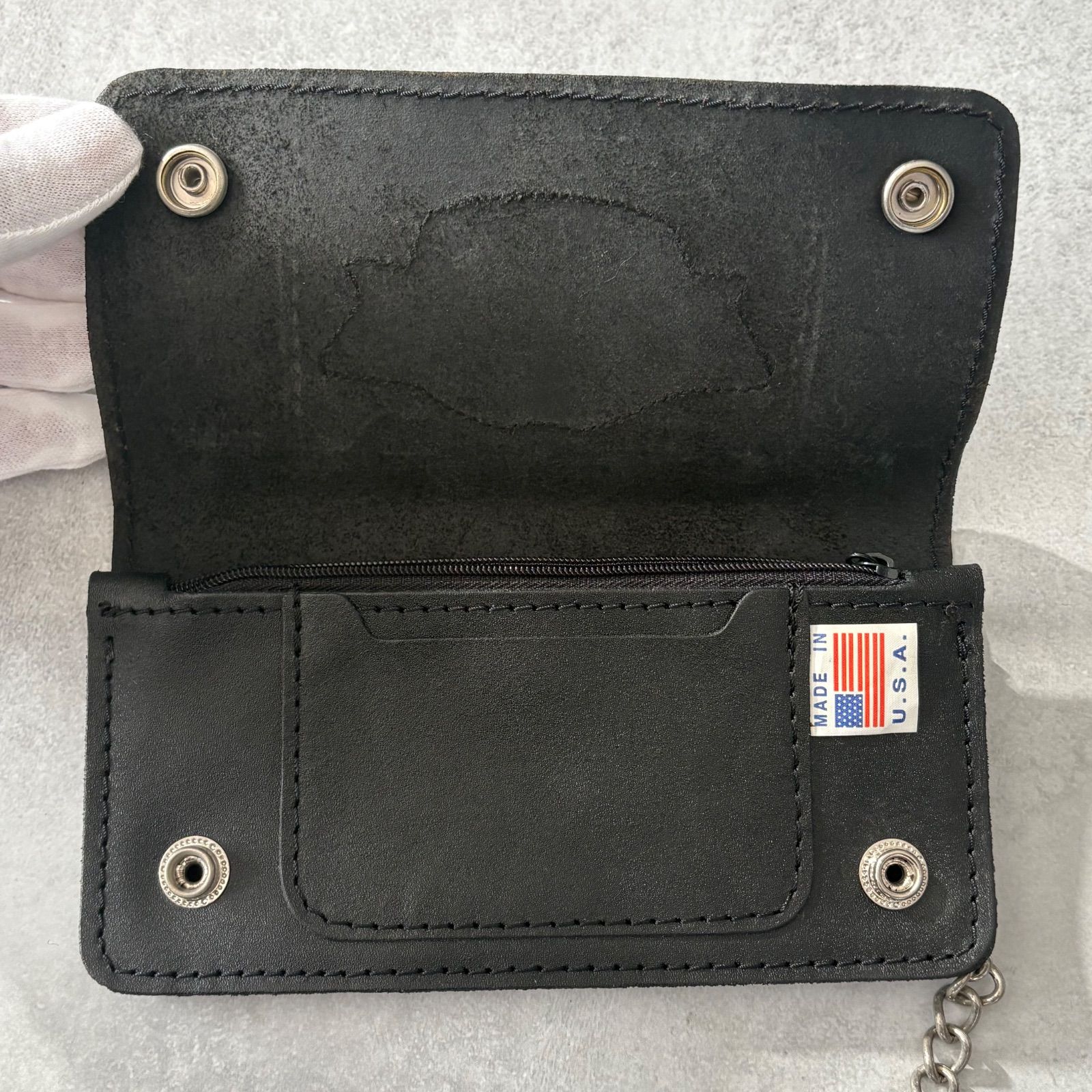 Harley-Davidson ハーレーダビッドソン USA製 レザーウォレット