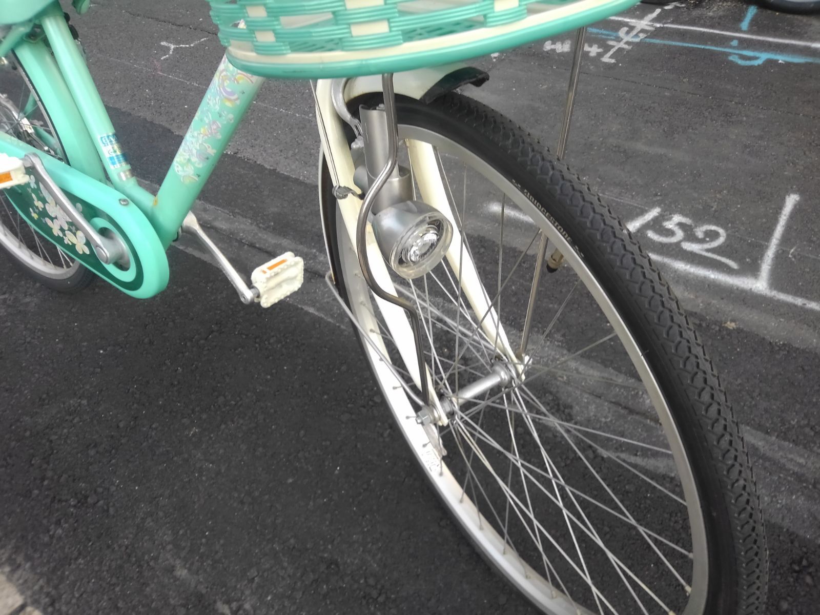 引き取り限定！(名古屋市昭和区)中古子供自転車3615 前後タイヤ