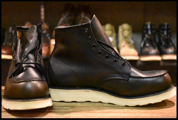 9D DEAD 犬刻印 ハワイブラック 97年 レッドウィング 875 アイリッシュセッター 黒 モックトゥ ブーツ redwing HOPESMORE FE311