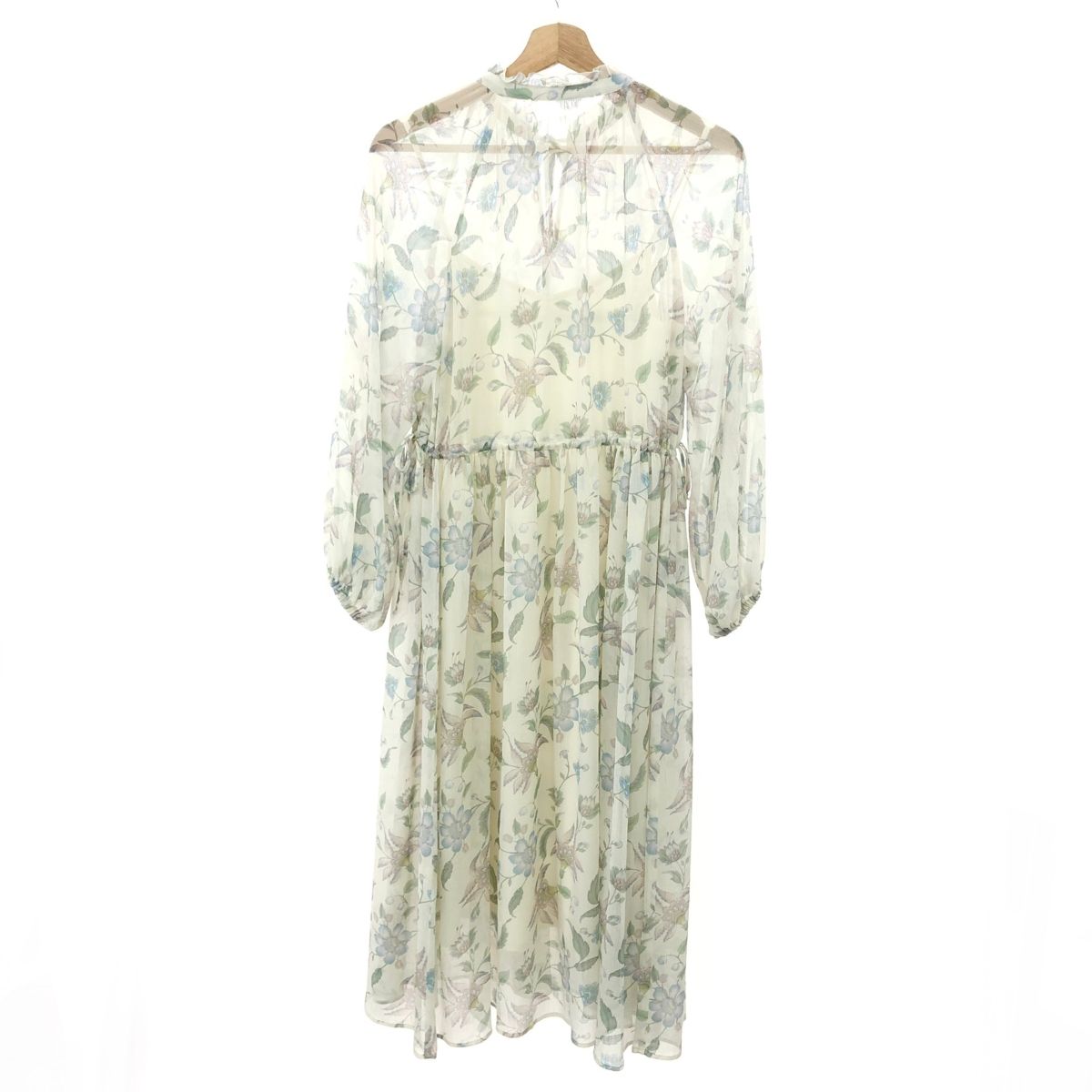 GRACE グレース フラワープリント長袖ワンピース サイズ:36 花柄