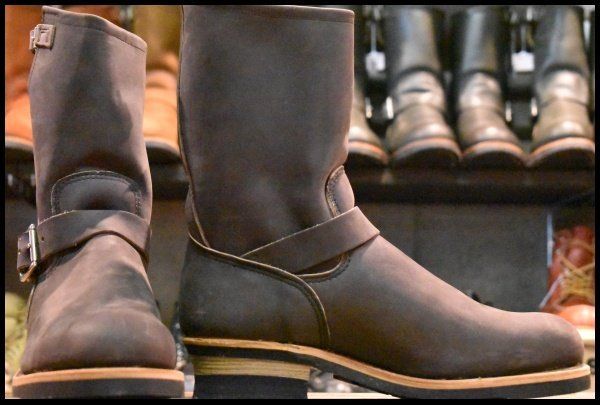 9D DEAD PT99刺繍 リミテッドエディション レッドウィング 8265 エンジニア インディゴブルー ヌバック ブーツ redwing HOPESMORE FE413