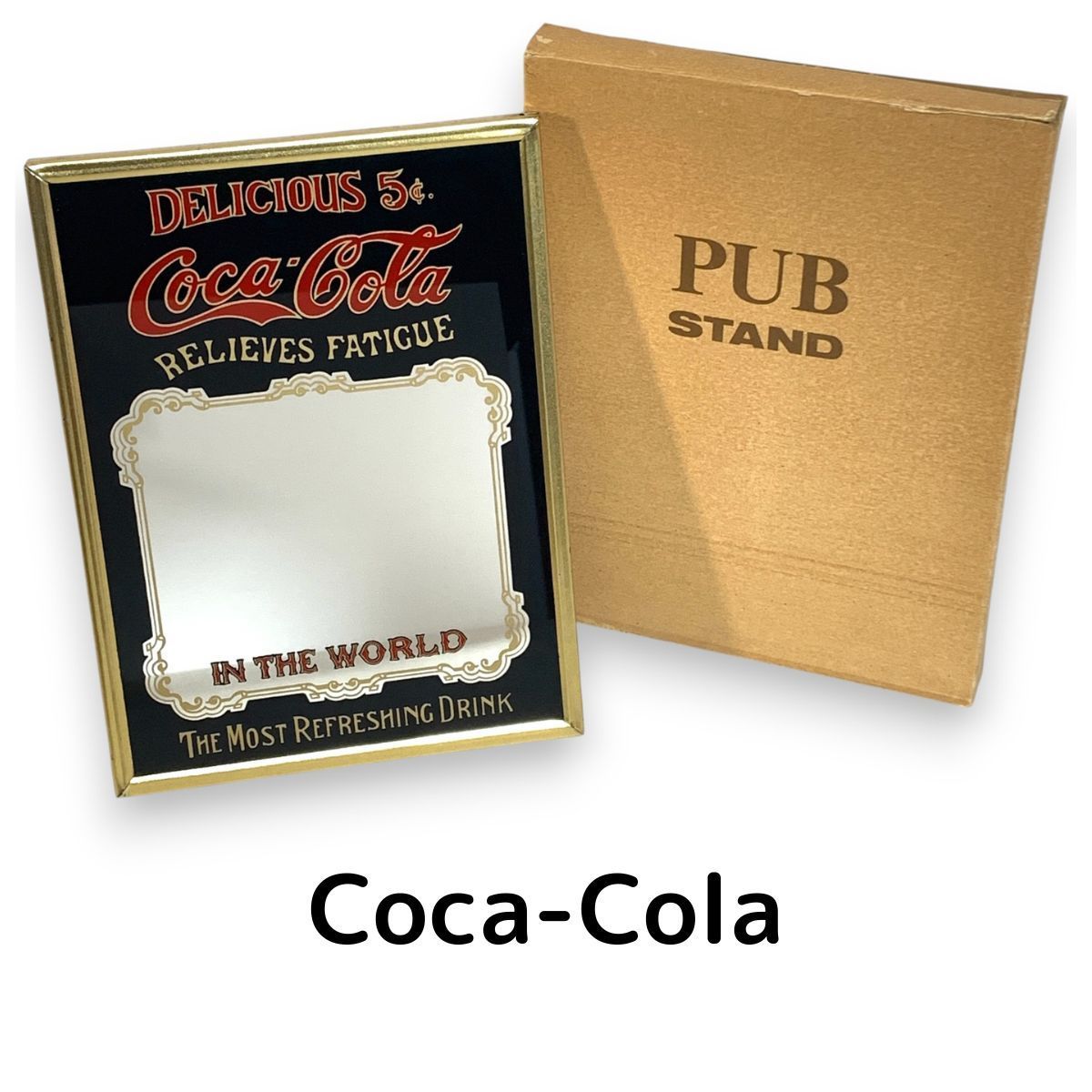Coca-Cola コカ・コーラ ヴィンテージ パブミラー PUB STAND DELICIOUS