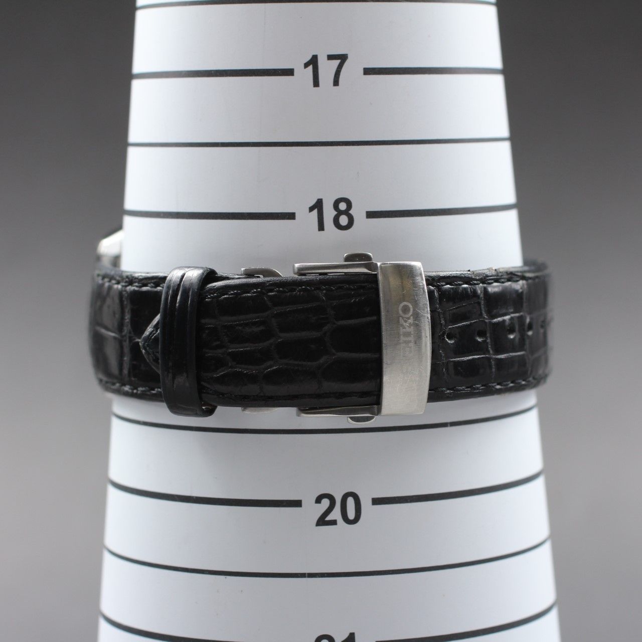  SEIKO プレサージュ 6 R 15 03 T 0 メンズ腕時計 自動巻 白文字盤 SS レザー 品 レザーベルト 時計