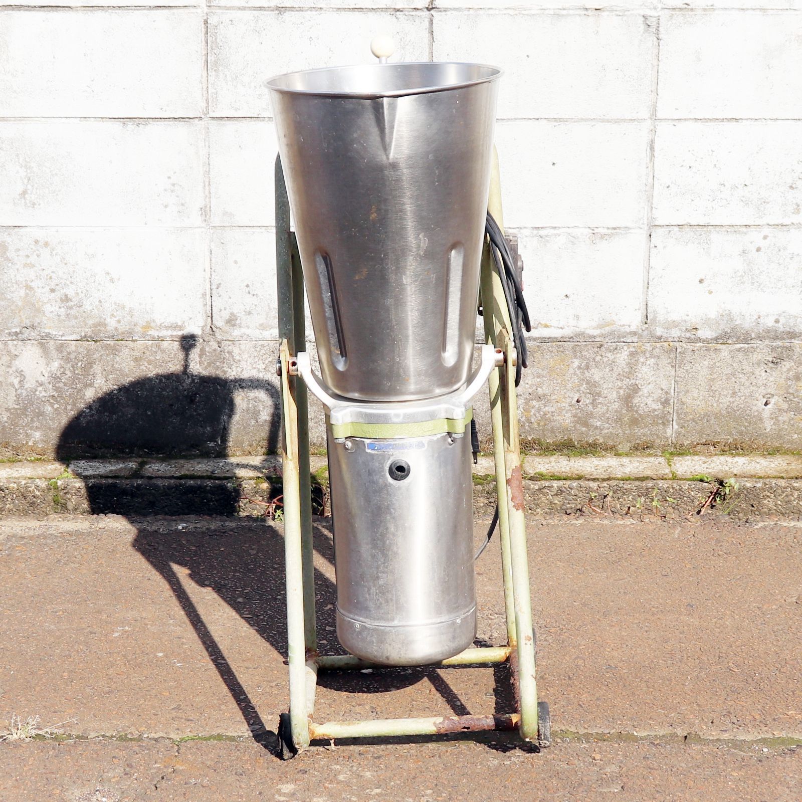 新潟発 アイホー 高速度ミキサー MX-25 撹拌機 100V 業務用 ステンレス 攪拌 動作 済 混合 ミキサー 外径320㎜ 愛豊工業 倉庫保管