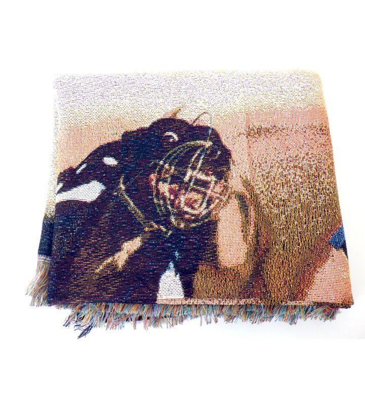 フラグスタフ F-LAGSTUF-F × ブラー blur RUG FS1873 ドッグ 柄 ラグ ブランケット 45053