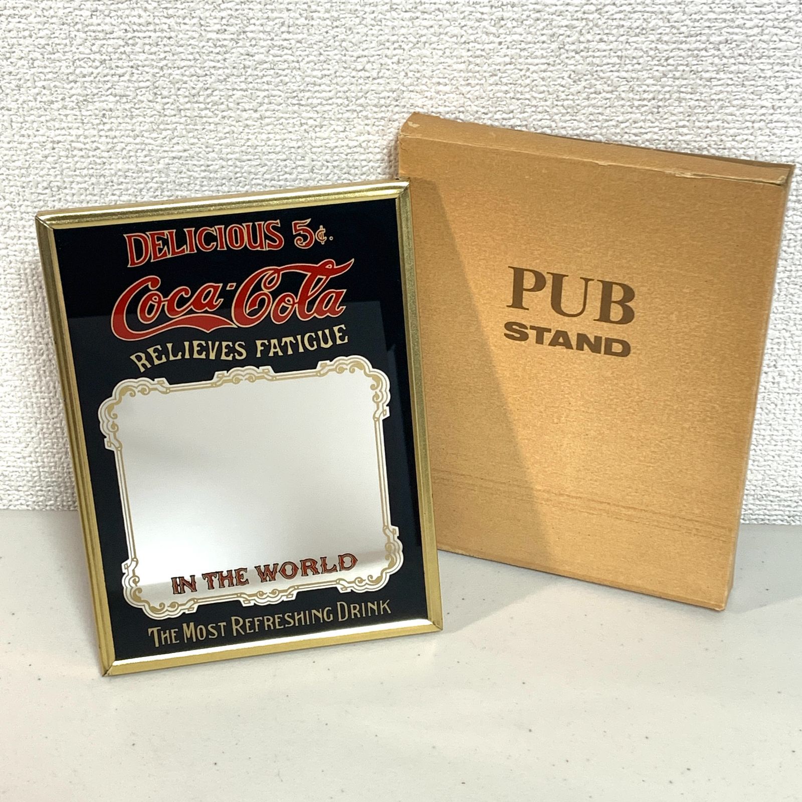 Coca-Cola コカ・コーラ ヴィンテージ パブミラー PUB STAND Coca-Cola コカ・コーラ ヴィンテージ パブミラー PUB STAND