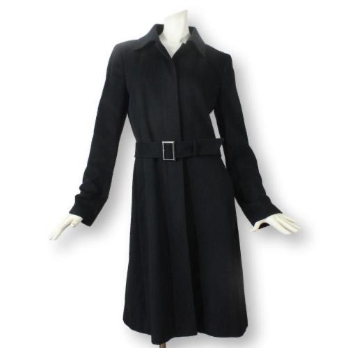 03【極上カシミヤ100％】LAUTREAMONT ロートレアモン ロングコート 黒