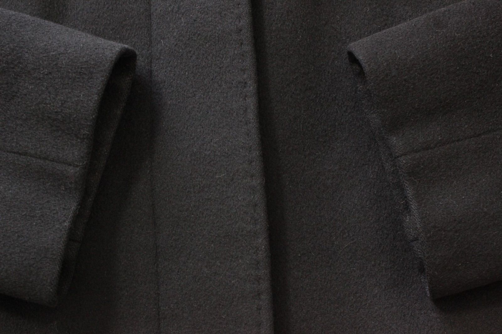 03【極上カシミヤ100％】LAUTREAMONT ロートレアモン ロングコート 黒