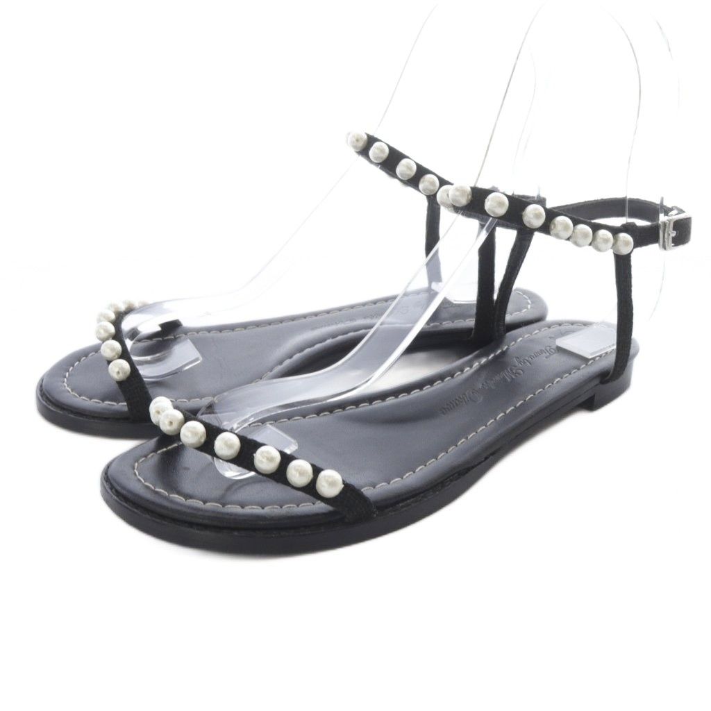 ツルバイマリコオイカワ パールサンダル 23センチ ミシヨウキュウ ツル