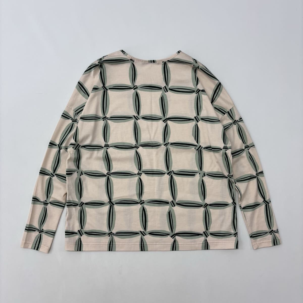 25ss 2025 mina perhonen ミナペルホネン SOLMIO ads8971 カットソー ロングスリーブ Tシャツ ロンT サイズ 38 711-0080