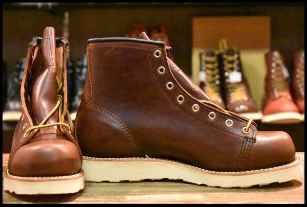 8D DEAD 05年 レッドウィング 8815 モンキー 茶 ブラウン ホーウィン クロムエクセル LTT レースアップ ブーツ redwing HOPESMORE FE568