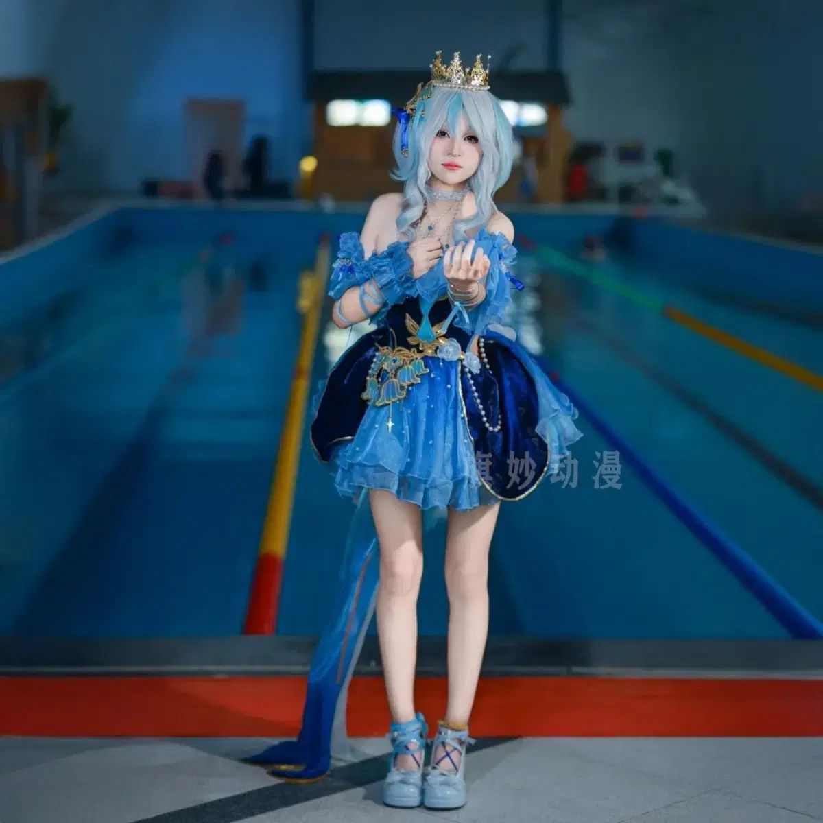 原神 水の女神 ポニンナブ カルロス スズラン スカート コスプレ セット