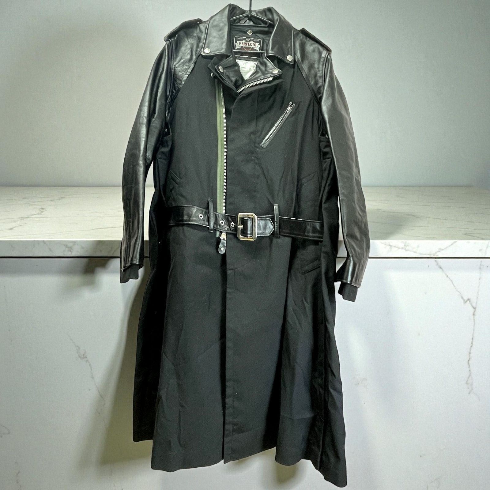 中古美品 sacai × Schott スーチングコート 22-02874M 1 - メルカリ