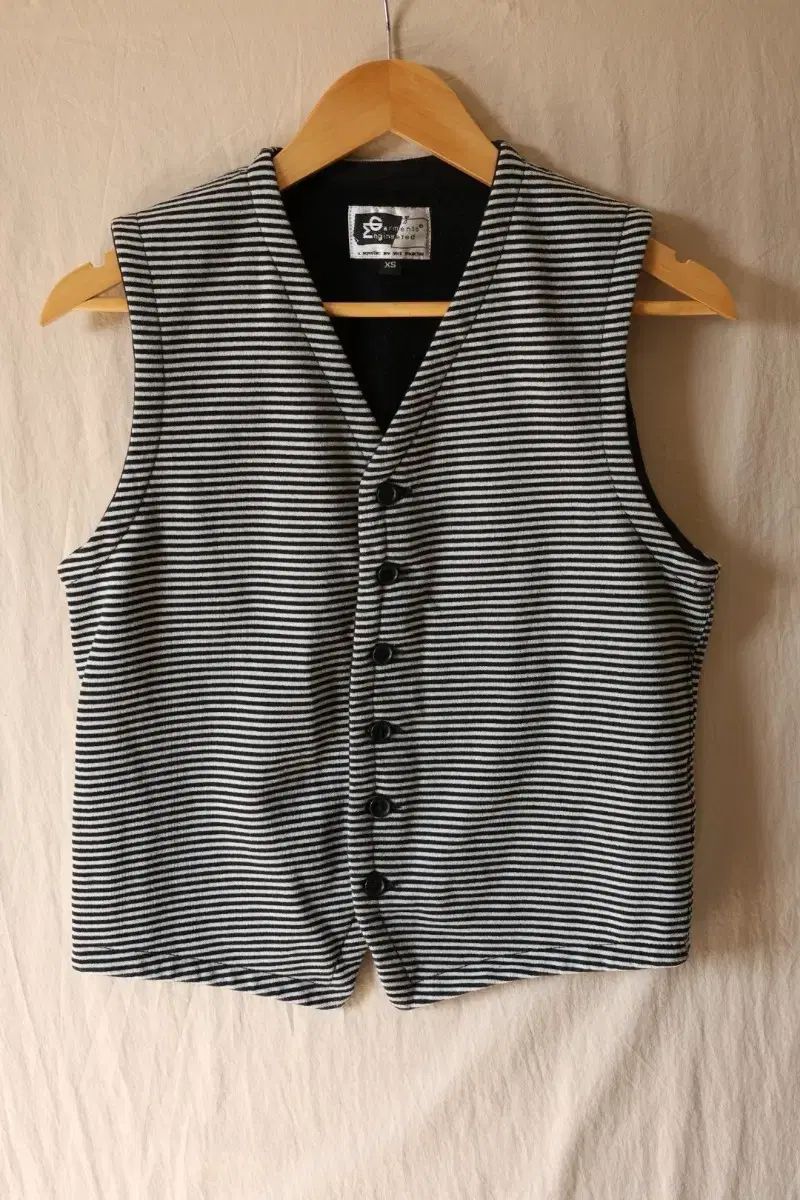 エンジニアードガーメンツ ヒッコリース ストライプ ベスト XS