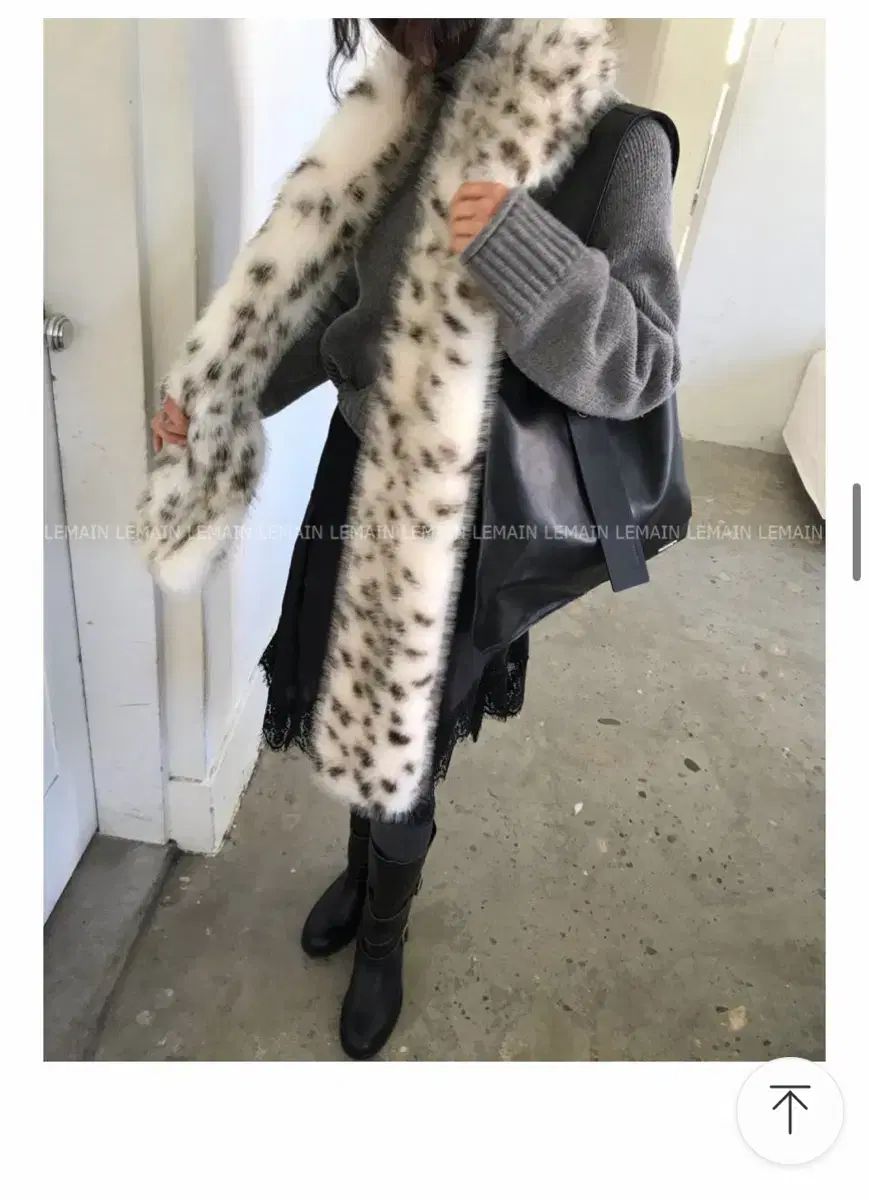 バニーマフラー レオパードマフラー