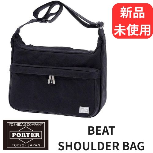ポーター ビート ショルダーバッグ 727-08972 10 ブラック PORTER BEAT BAG 斜めがけバッグ 吉田カバン メンズ レディース A 4 ブランド 50代 軽い 斜めがけ