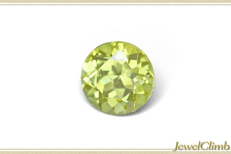 なグリニッシュイエロー マリ ガーネット 宝石 ルース ０ ５７ＣＴ