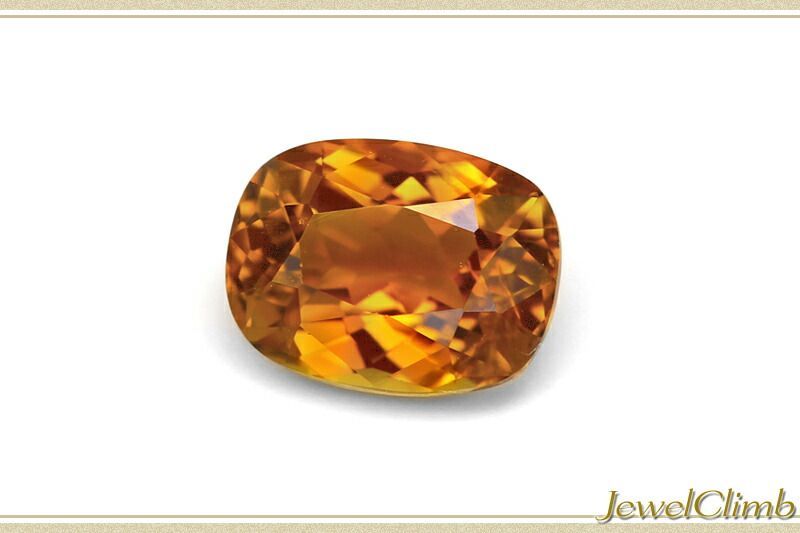 鑑別書付 落ち着いた が印象的です オレンジトルマリン 宝石 ルース １ ０６ＣＴ