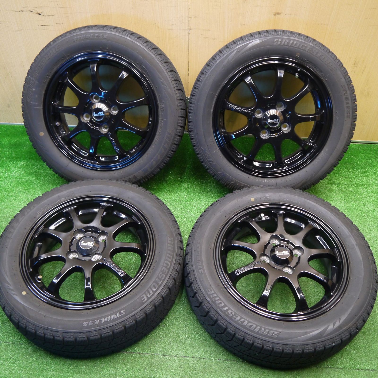 キレイ スタッドレス 155 65 R 14 ブリヂストン ブリザック VRX LM SPORT LMスポーツ 14インチ PCD 100 4 H ス