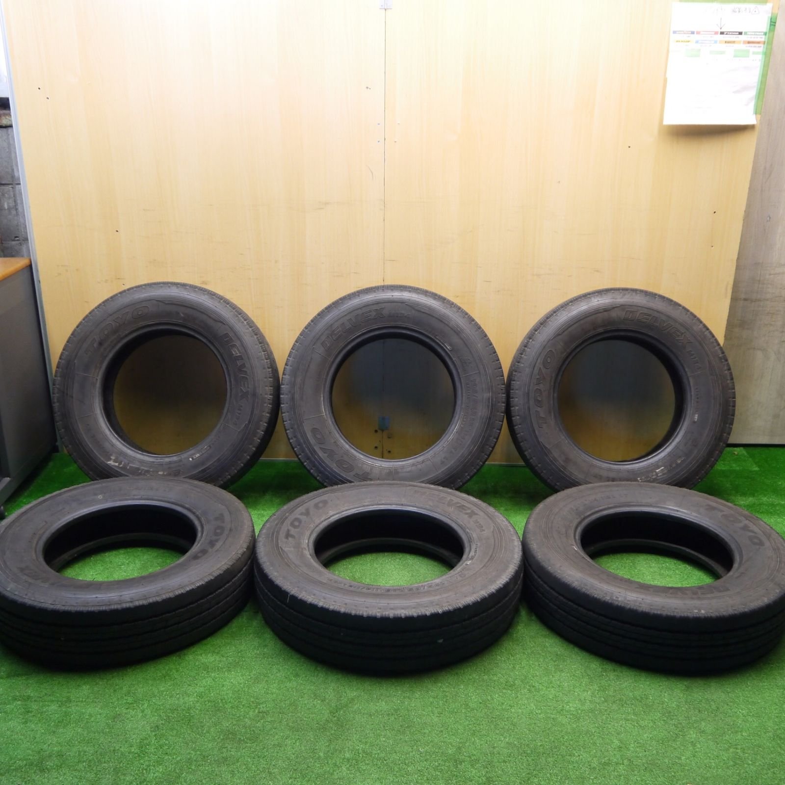 6本価格 トラック タイヤ 195 85 R 16 114 112 L トーヨー デルベックス M 134 DELVEX 16インチ ノタ