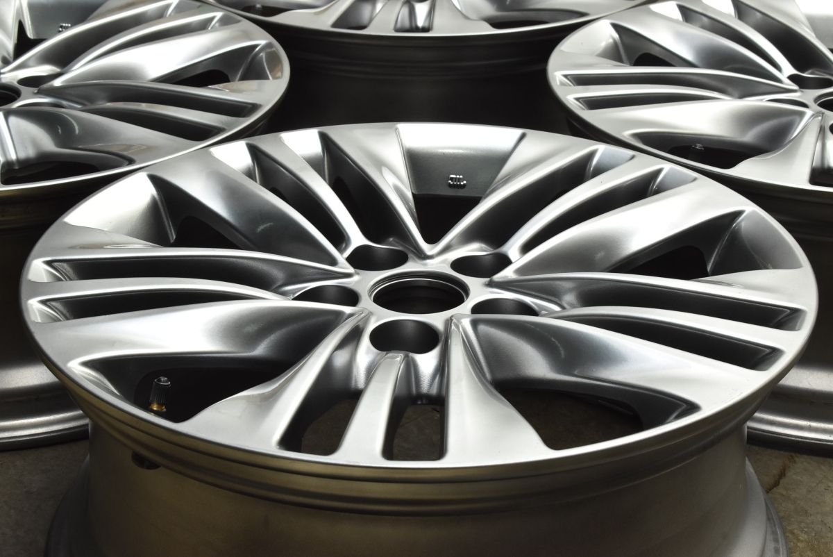 新車外し品 トヨタ 40 アルファード 18 in 7 J PCD 120 4本セット ヴェルファイア 流用 ノーマル戻し スタッドレス用に