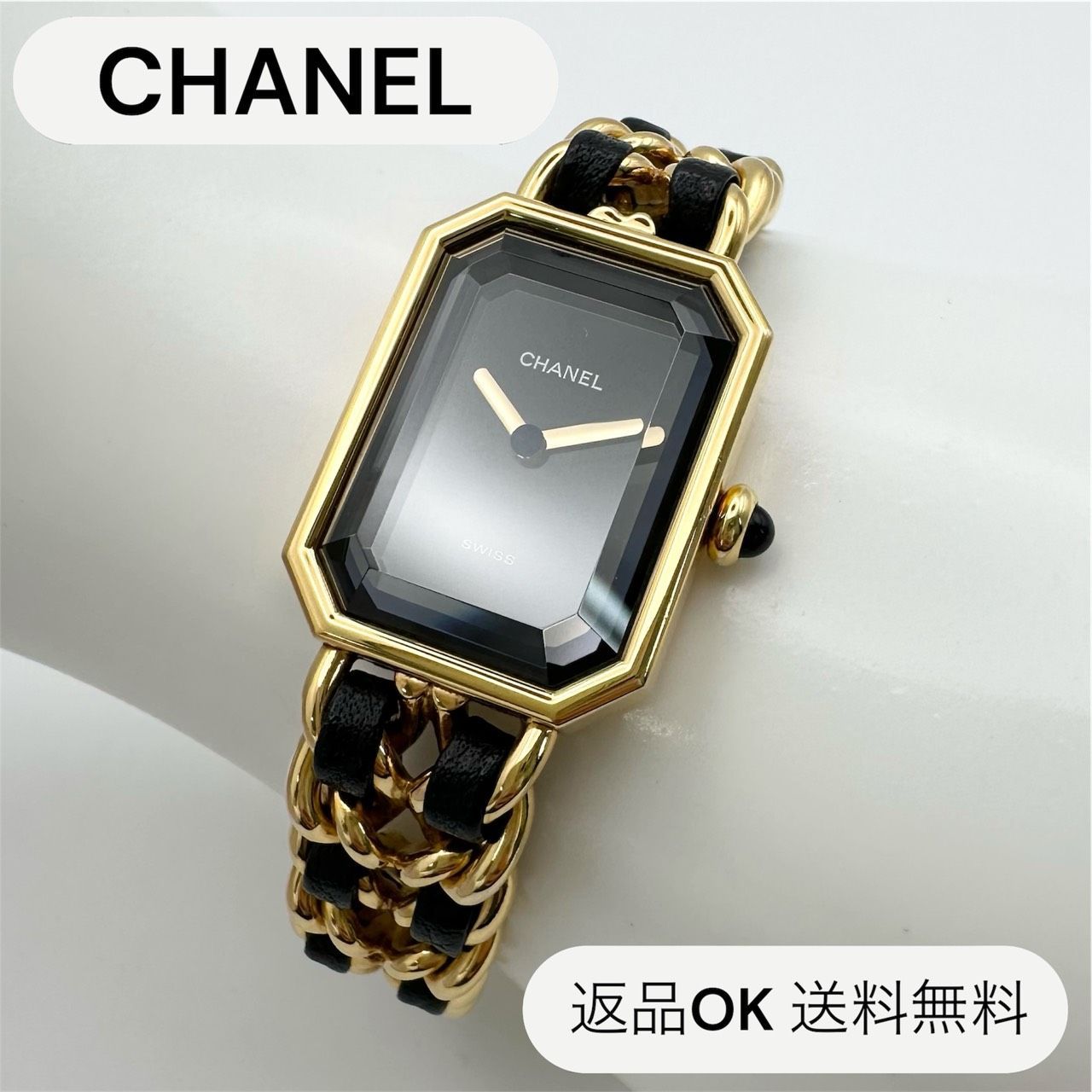 返品OK】電池交換済み 良品 CHANEL シャネル プルミエール L H0001