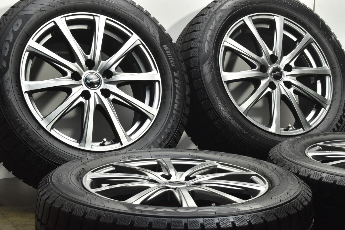 超バリ溝 ユーロスピード 17 in 7 J 38 PCD 114 3 トーヨー ウィンタートランパス TX 225 60 R アルファード ヴェルファイア