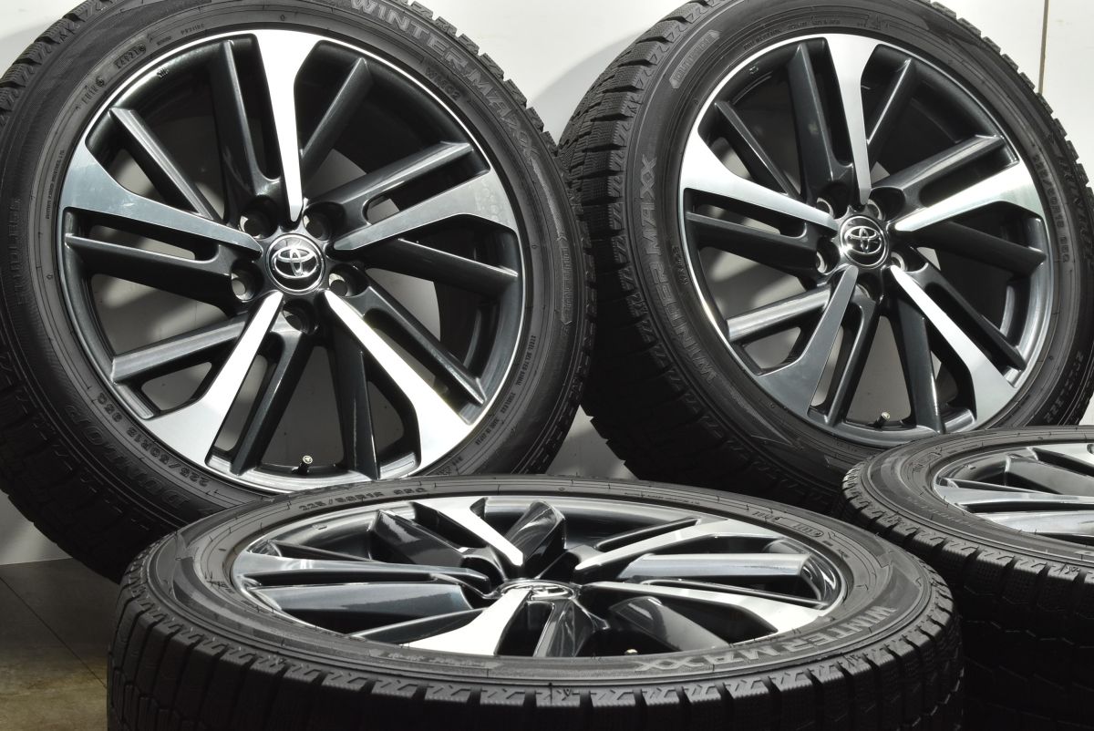 程度良好品 トヨタ カローラクロス 18 in 7 J 40 PCD 114 3 ダンロップ WM 02 225 50 R ヤリスクロス C HR レクサスUX 60プリウス